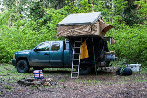 Our camping setup