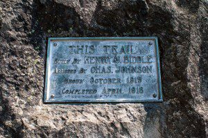 Beacon Rock trail. 