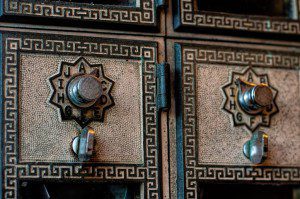 Neat locks on post boxes