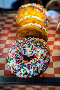 Fresh homemade donuts at Roche Harbor