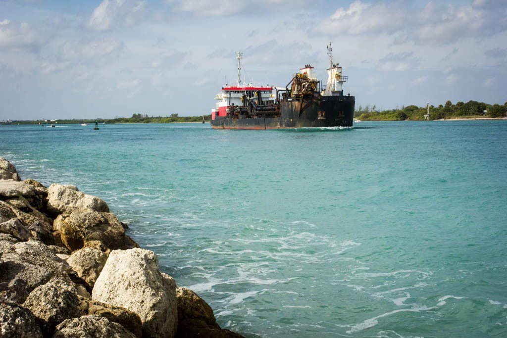 Leaving the inlet