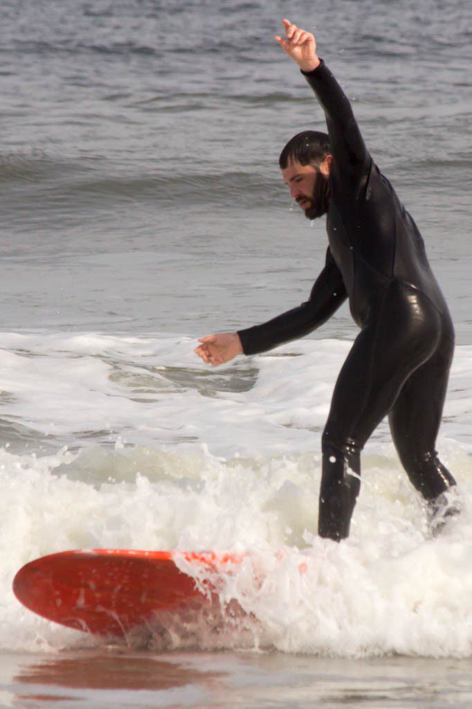 The kid is probably a better surfer than this guy is.