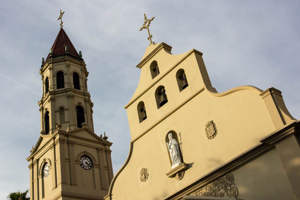 One of the old churches in St. Augustine.  There were a LOT.