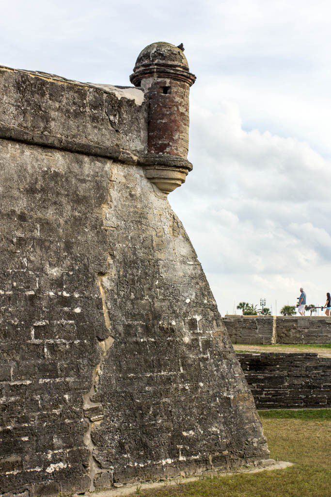 One corner of the Castillo