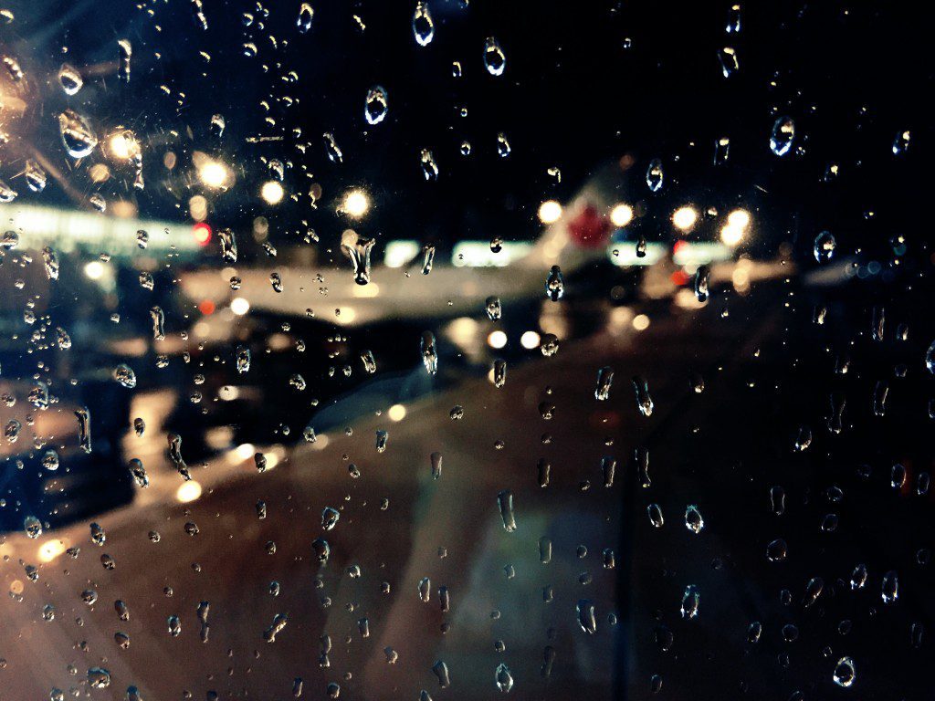 View through the window leaving Seattle.  I've been wanting to do a photo with rain on the window for a while now. 