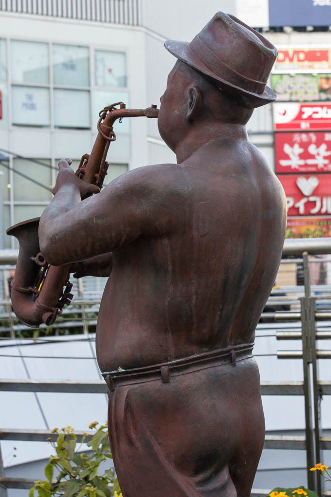 Another Jazz statue