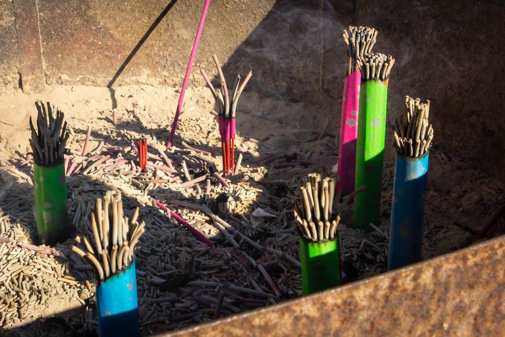 Incense.  I really can't handle the smell/smoke of this stuff...