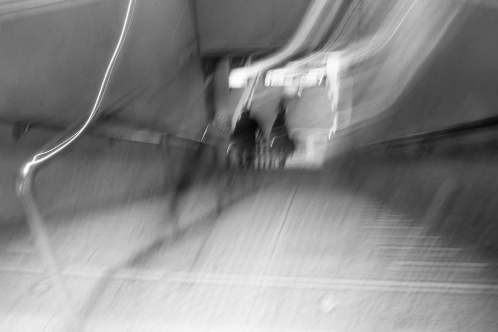 This was taken walking down the stairs in one of the many train stations that we visited on our day off.  I think Jessica bumped me with her backpack while I was taking a photo.  I liked the effect so I kept it! Thanks, buddy!