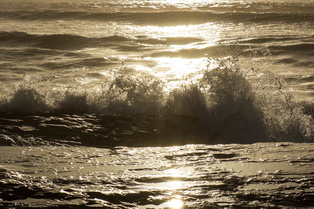 Sunlight through the water