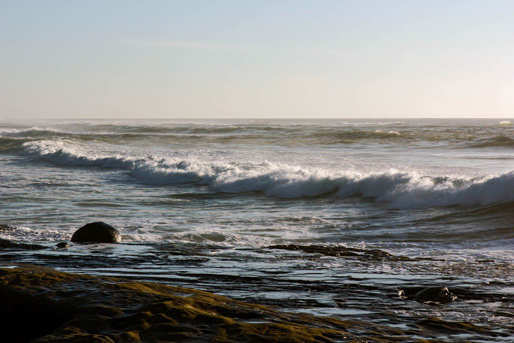 Moody seascape