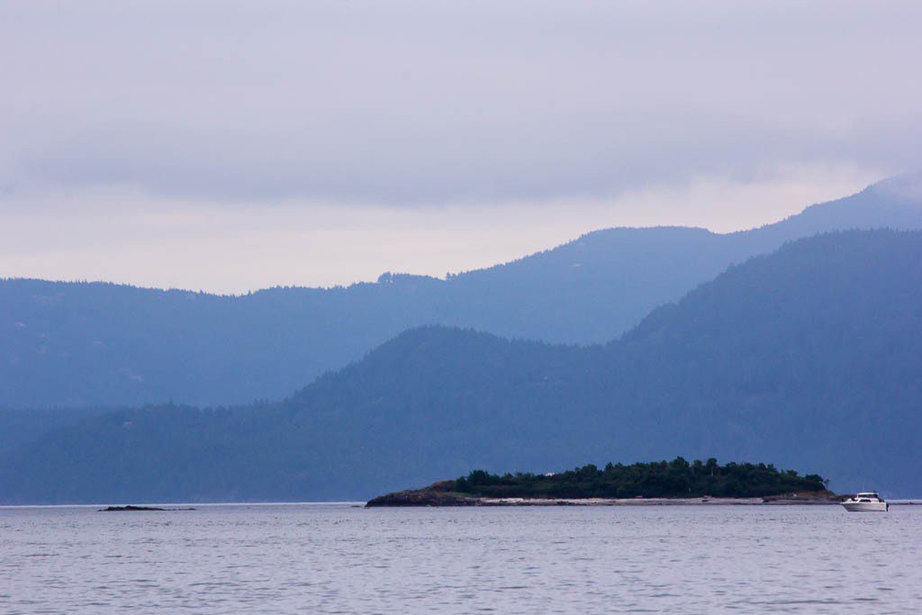 Almost reminds me of the Blue Ridge Mountains in Virginia. Except they're twice as tall and there's an ocean at the bottom. 