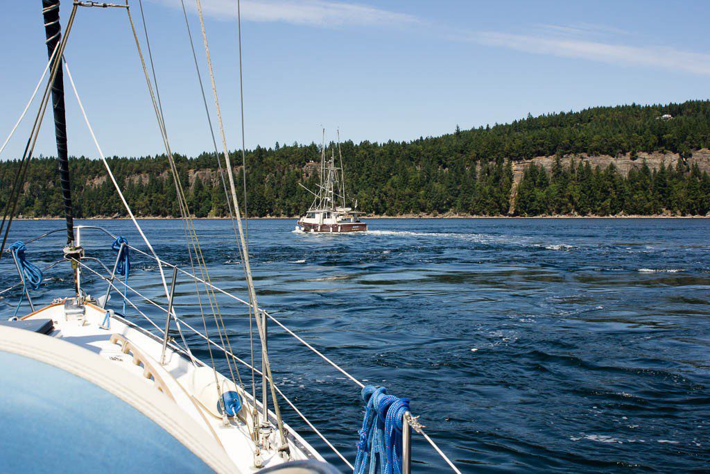 Look at all the swirlies! The boat got moved around a bit. 