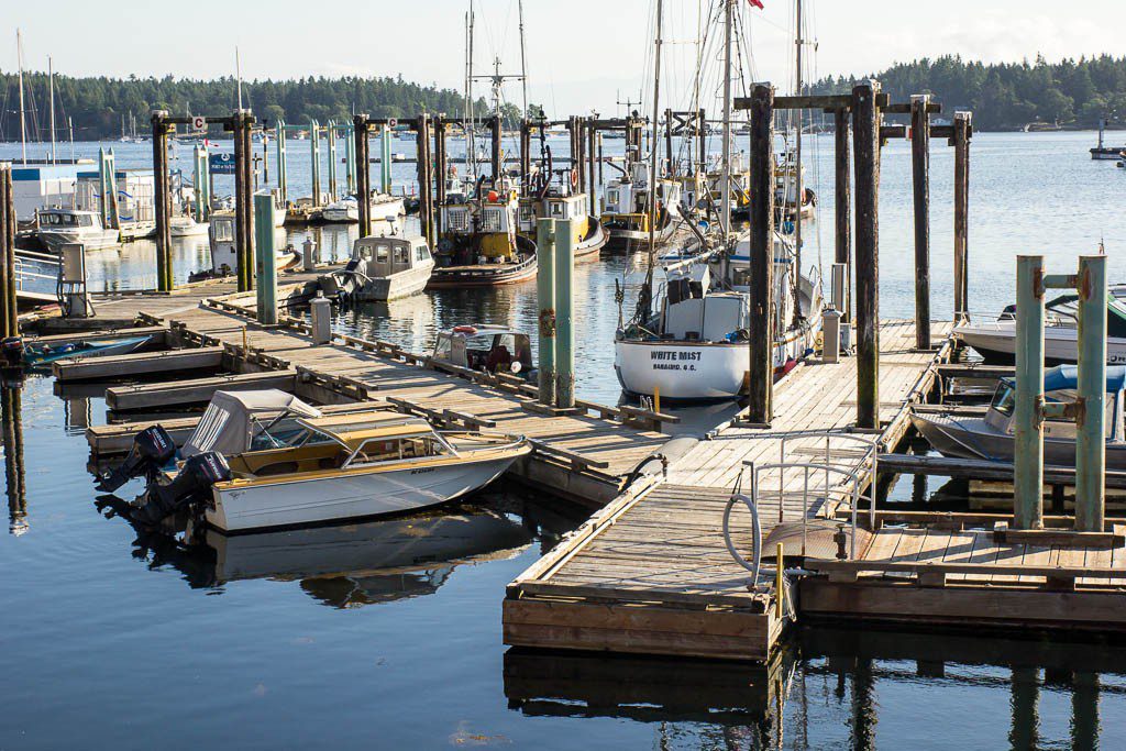 At the docks