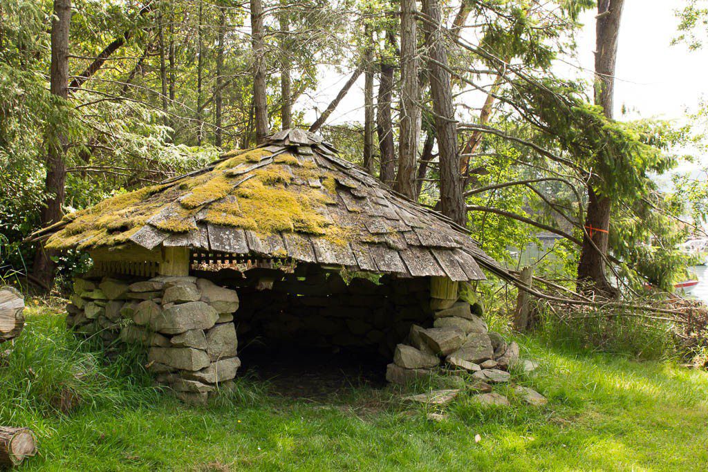 Old stone hut.  Very medieval