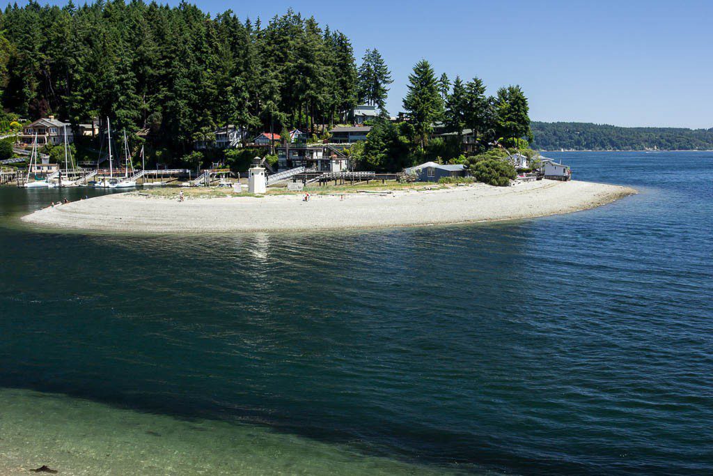 Very small inlet to get into Gig Harbor