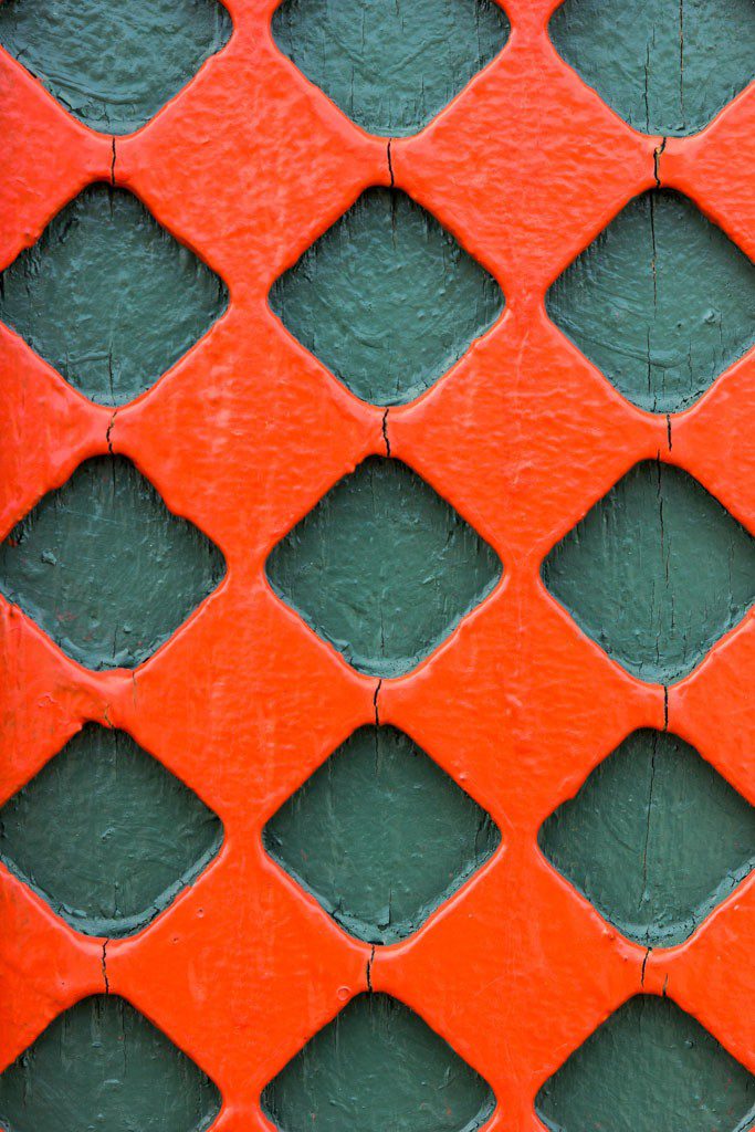 Pattern on the wall of the visitor center