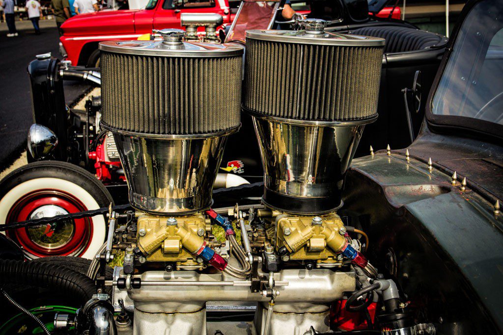 I just liked how he spaced one air filter higher than the other.  I have this same setup on my truck.