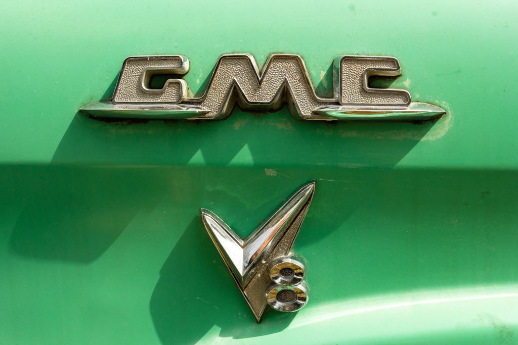 Love the mint green! (and the GMC!)