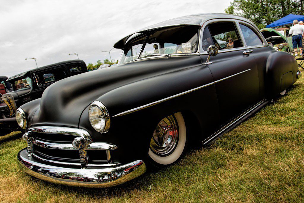 Clean and classy. Nothing beats black and chrome!