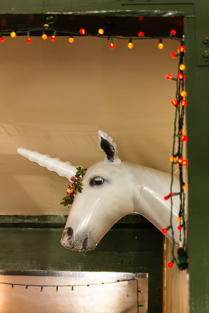 I want the inflatable unicorn head for my cubicle at work...