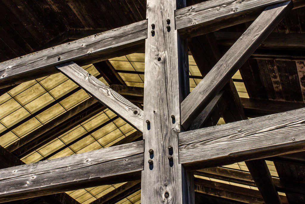 Ceiling at the public pier