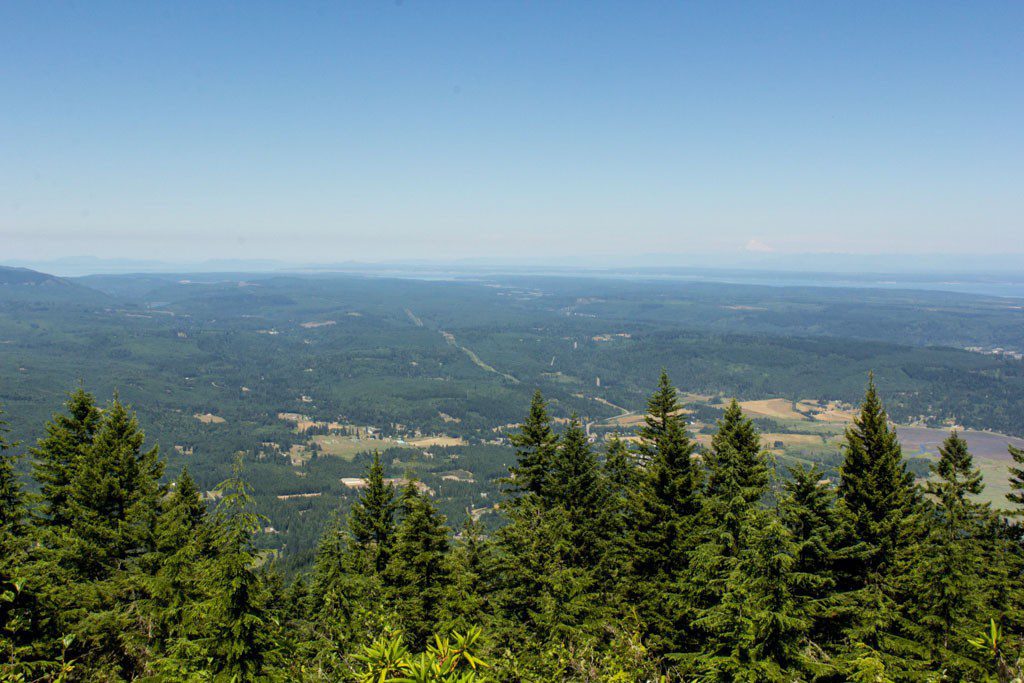 The powerline trail goes straight to PT