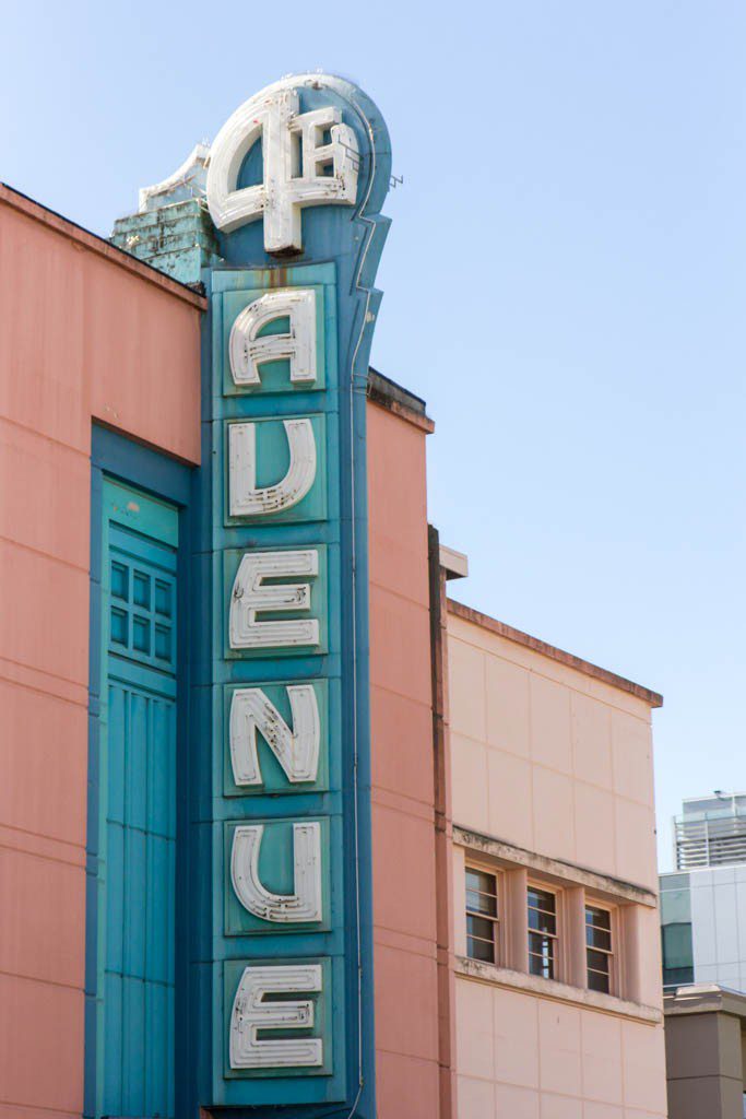 Vintage 4th Avenue theater sign