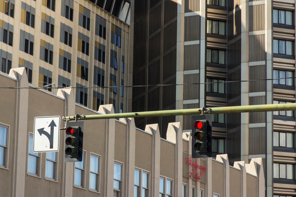 I'm fascinated by urban architecture. So many lights and tall buildings and windows!