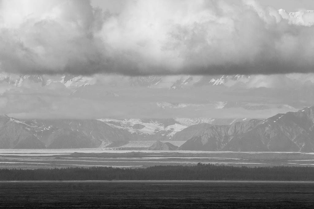 Fluffy white clouds