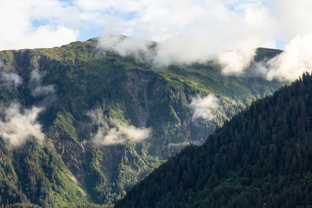 Mountains rising out of the sea!