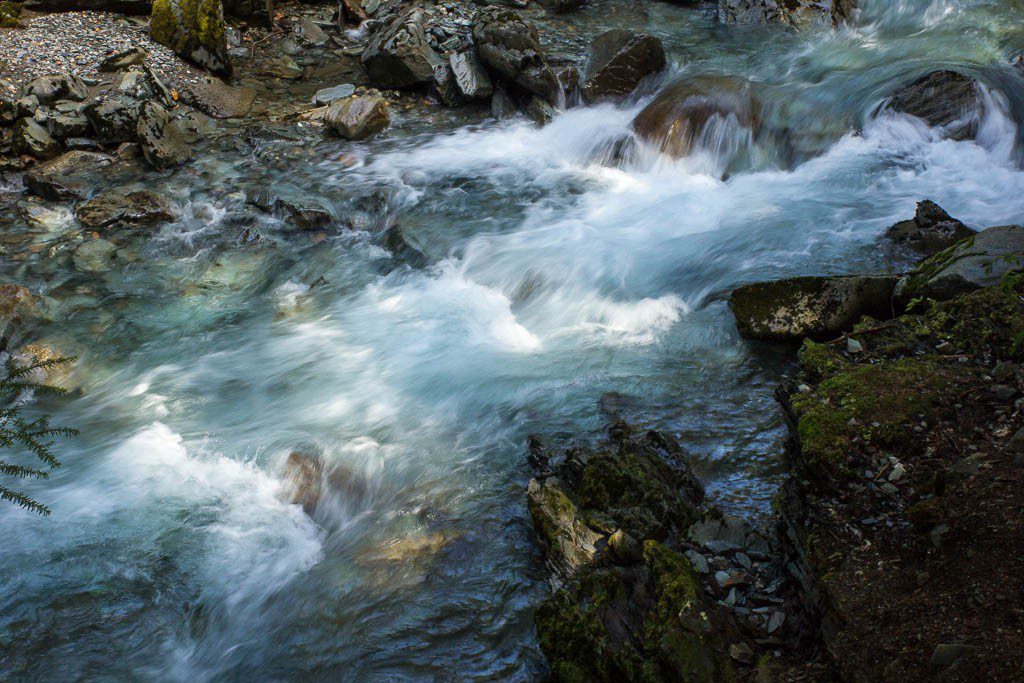 Gushing rapids