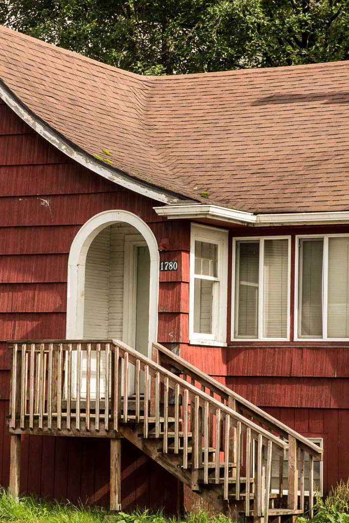 We have the same style buildings out here in Washington. 30's and 40's. I still love the sloped roofs.