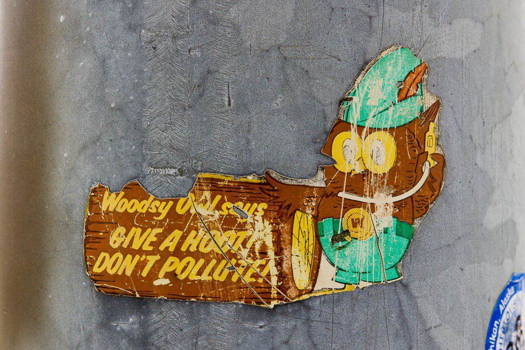 Give a hoot! Don't pollute!