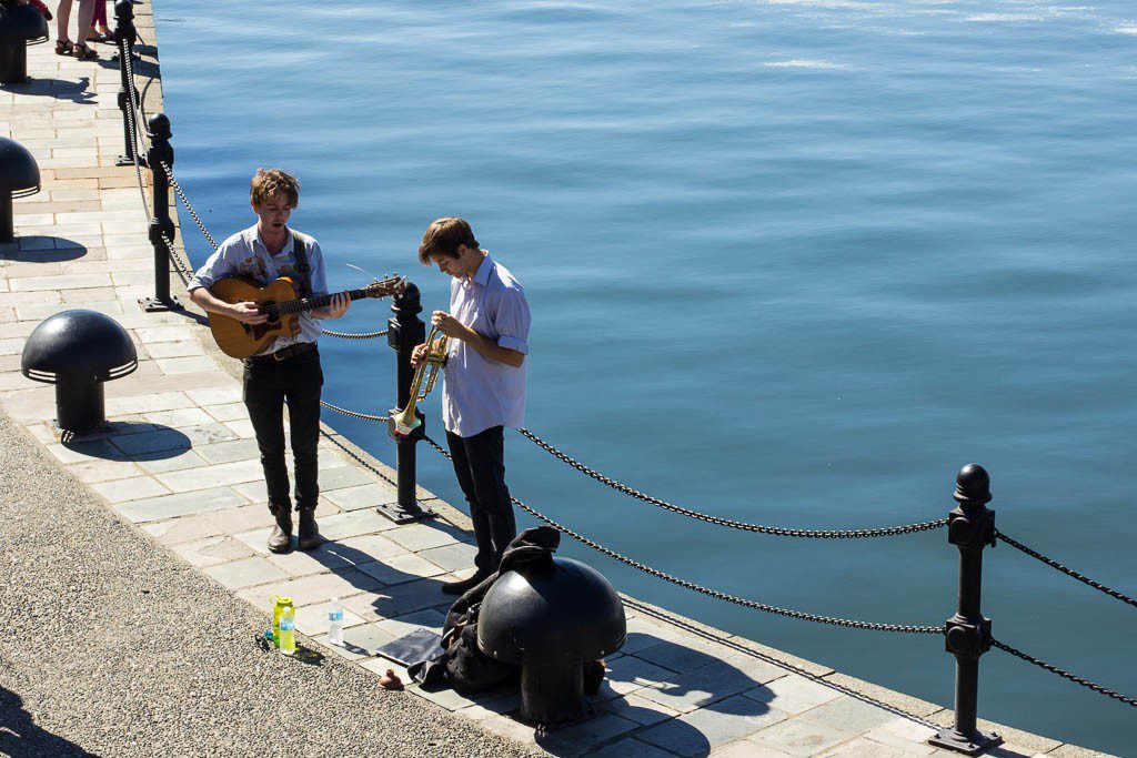 Live music.  These guys need more practice.