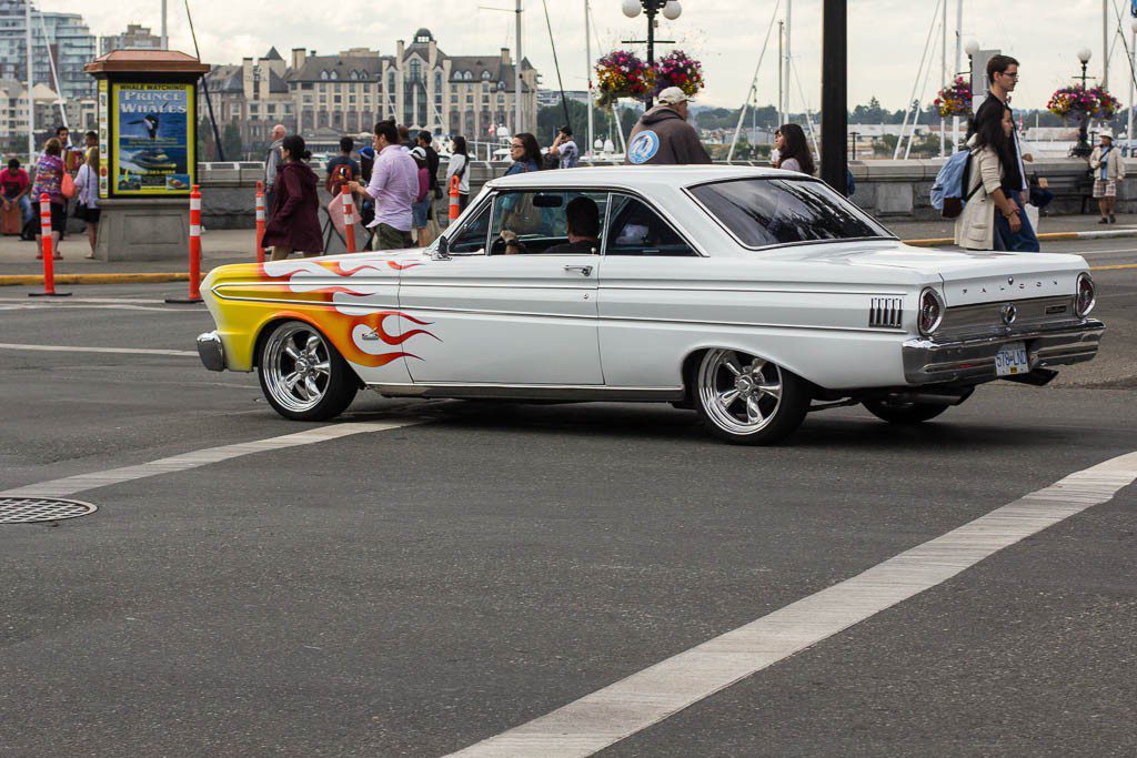 One of many badass hot rods prowling the streets over the weekend.