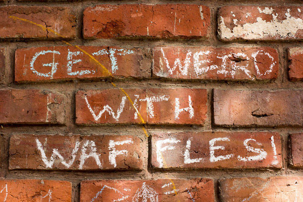 mmmmmkay. I would have eaten here if we hadn't already had lunch. I love waffles. 