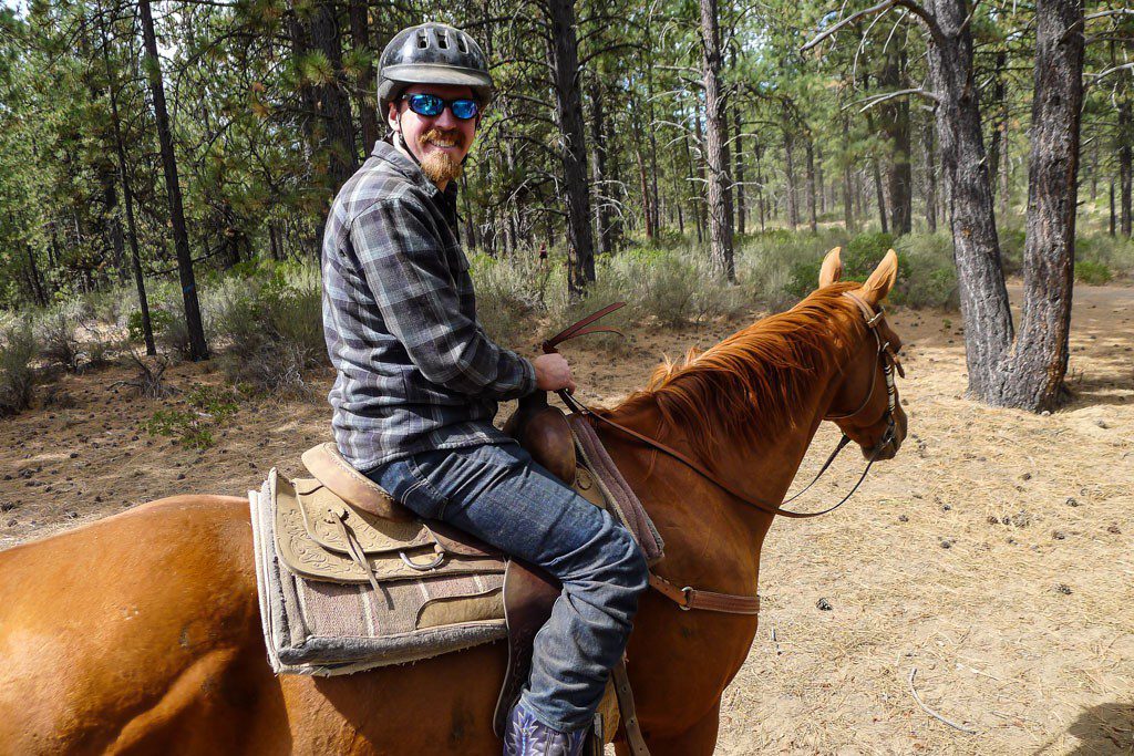 Jason on a horse