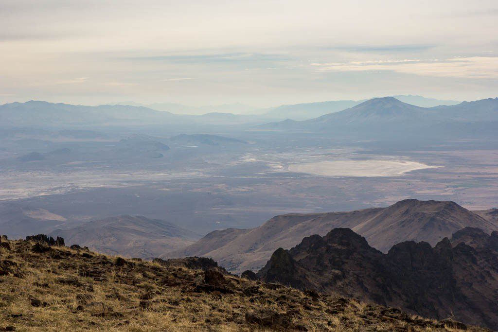 Alvord desert below