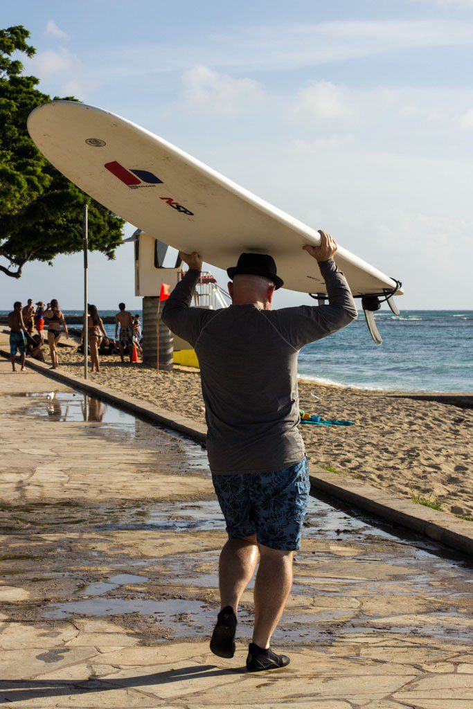 You're never too old to surf!