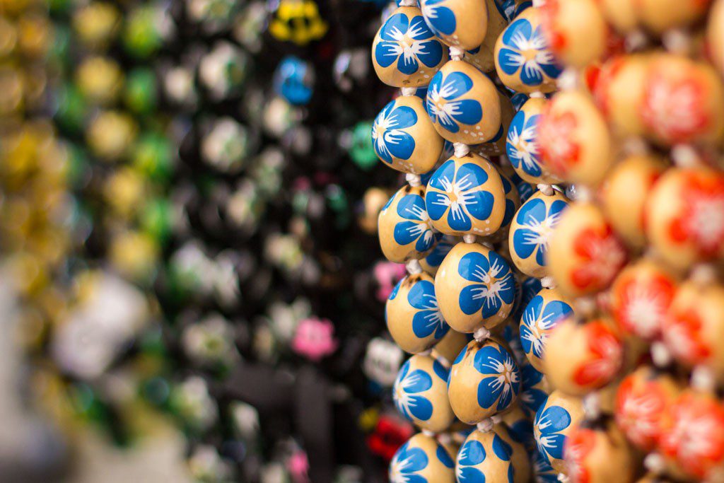 Hand painted beads