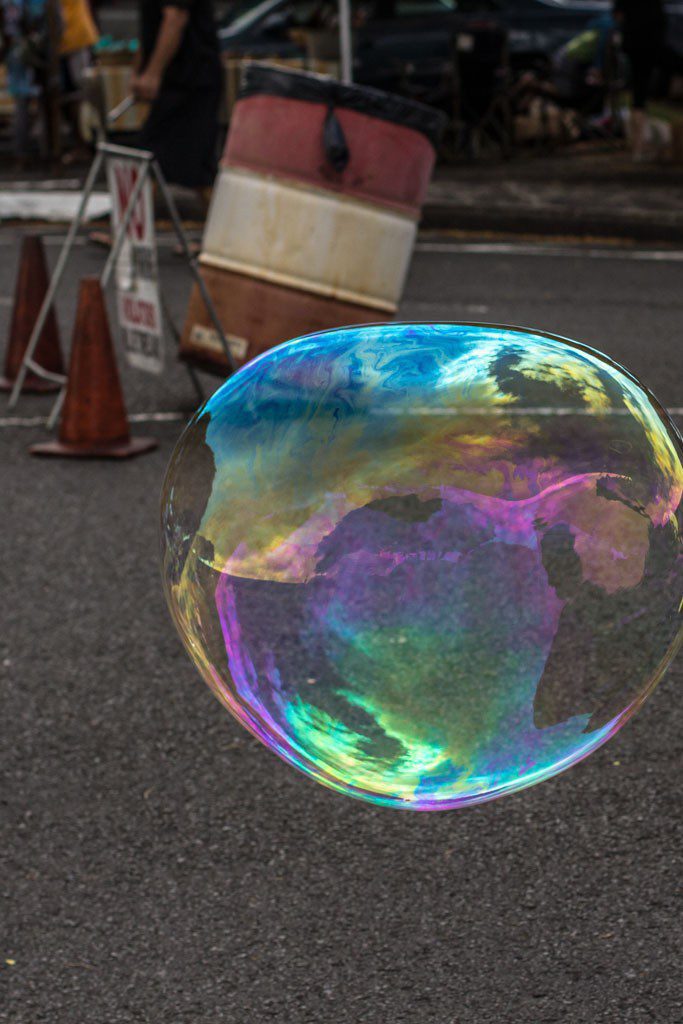 ...and also giant bubbles!!!