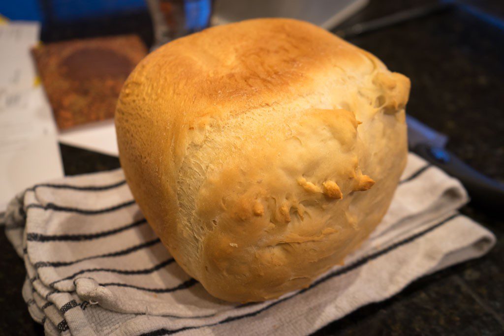 *I* made a loaf of bread!