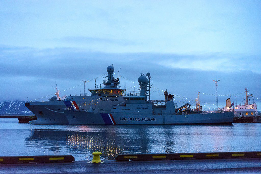 Coast guard boats