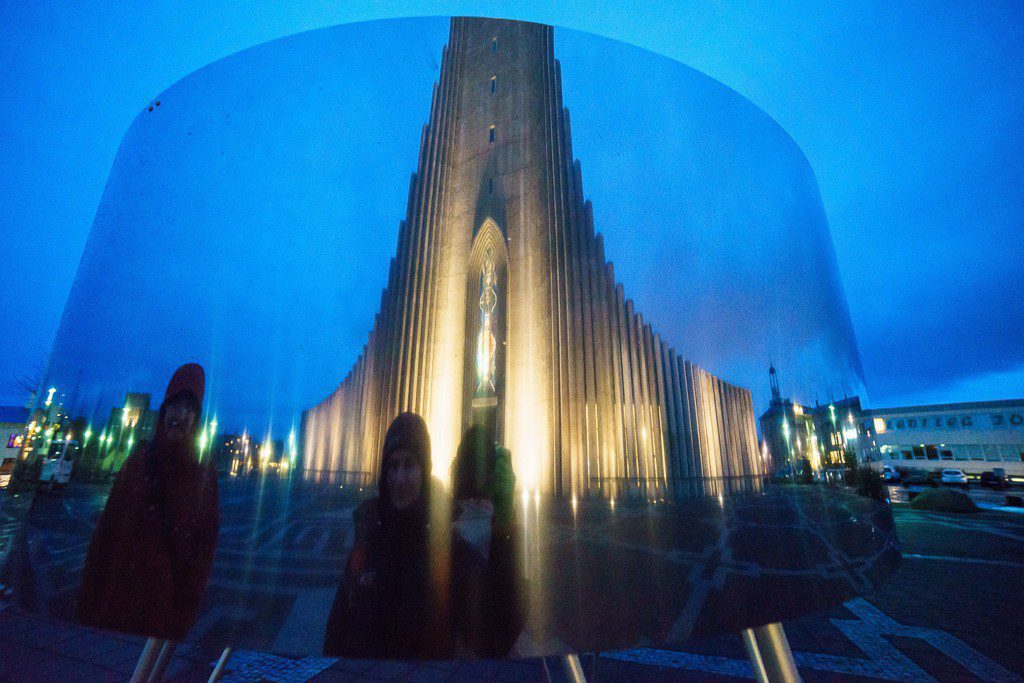 There was a large mirror thingie in front. Time for a selfie! (with Jason, who was there also!)