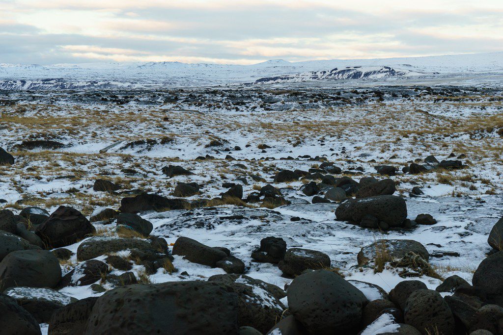 Rocks above and below