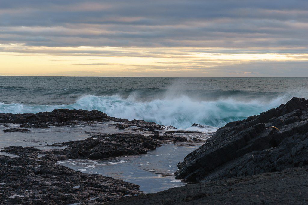 I like how i got the rocks in focus and the water blurry.