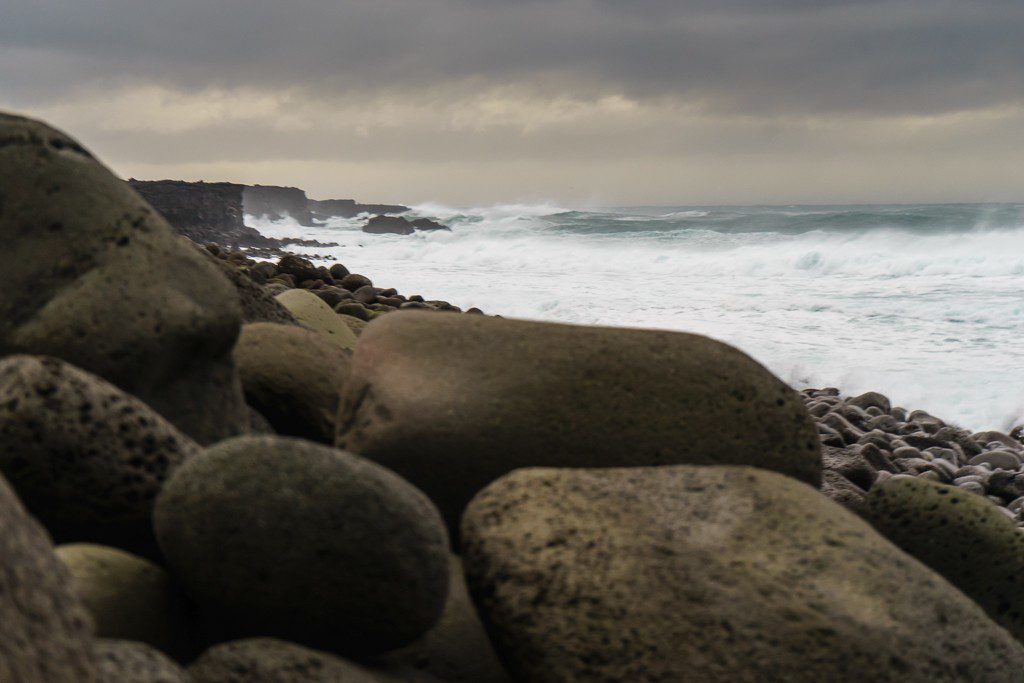 Along the coastline