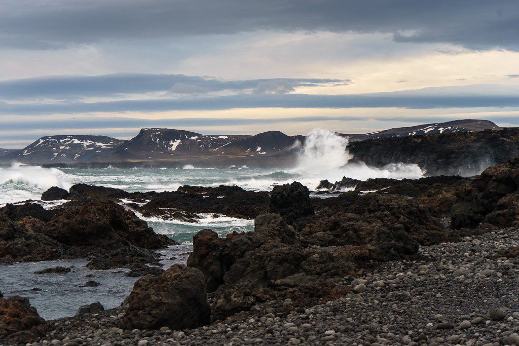 Along the coast