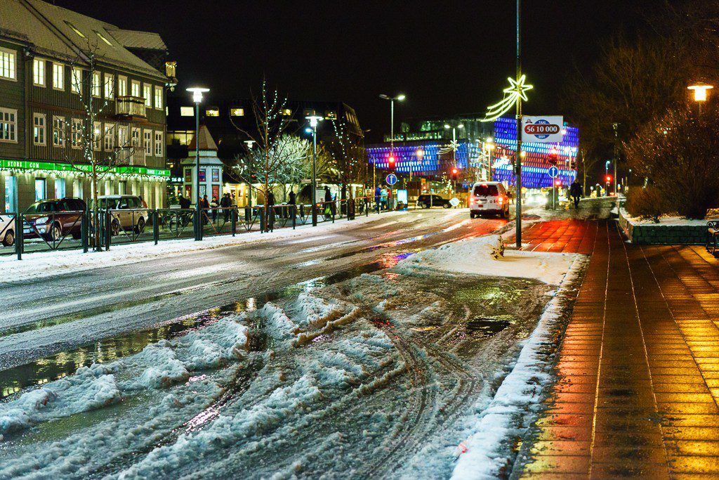 So much snow and slush...