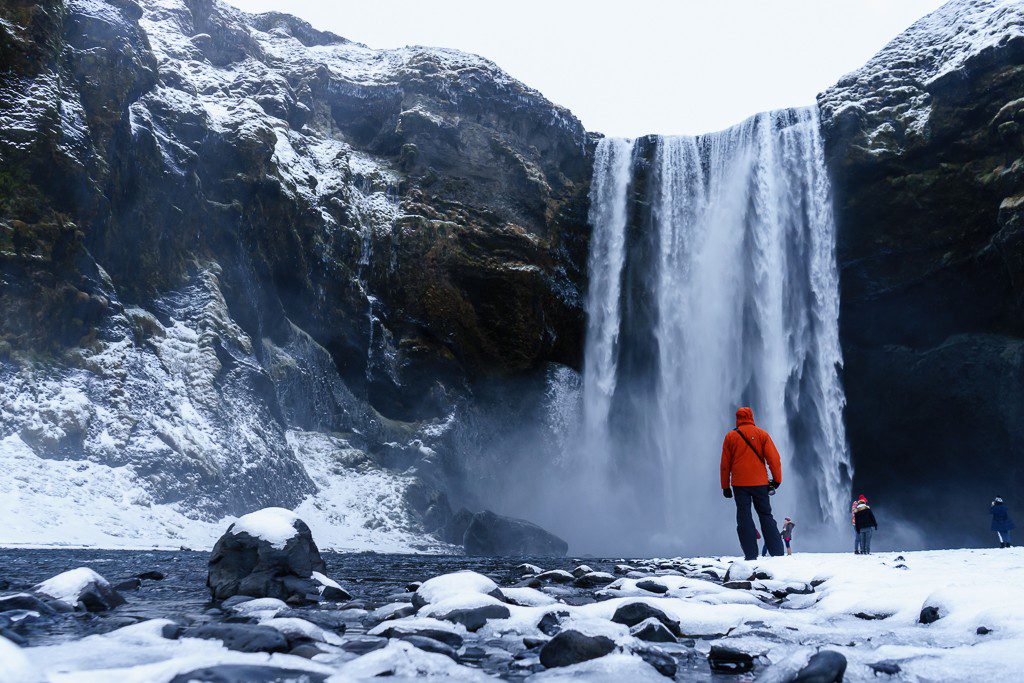 Jason at Skogafoss